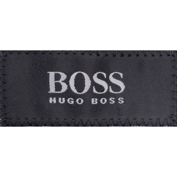 Hugo Boss Solid Black Blazer Tuxedo Jacket Coat Men’s 40L Wool 3-Button EUC - Picture 10 of 15